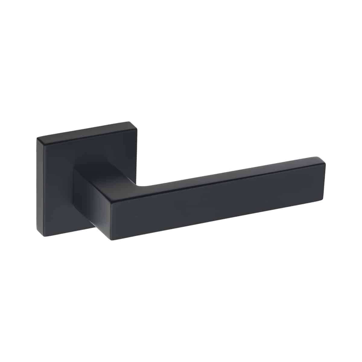 VALENTINO DOOR HANDLE MATT BLACK SQUARE ROSE
