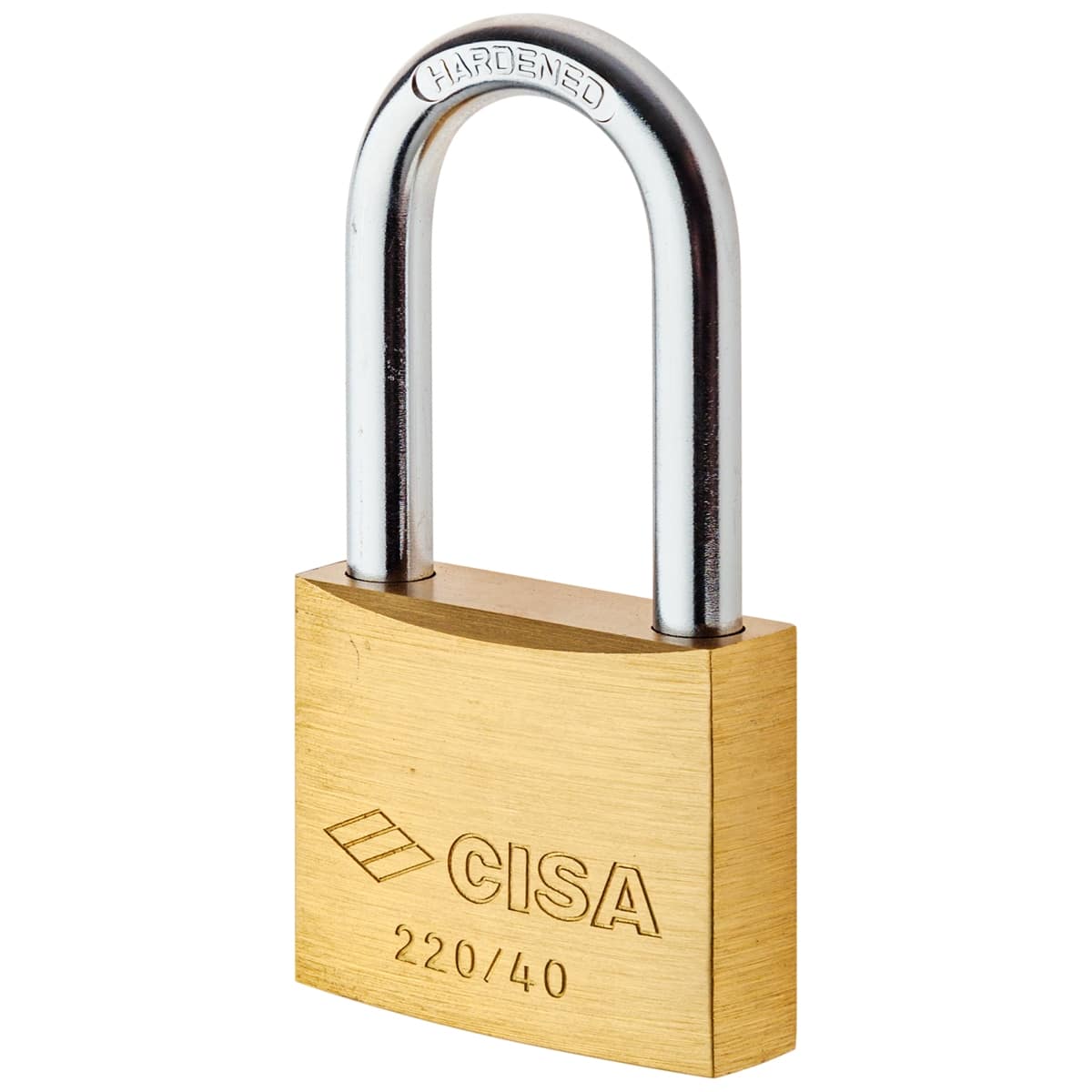 PADLOCK LONG SHACKLE SOL BRS 40MM