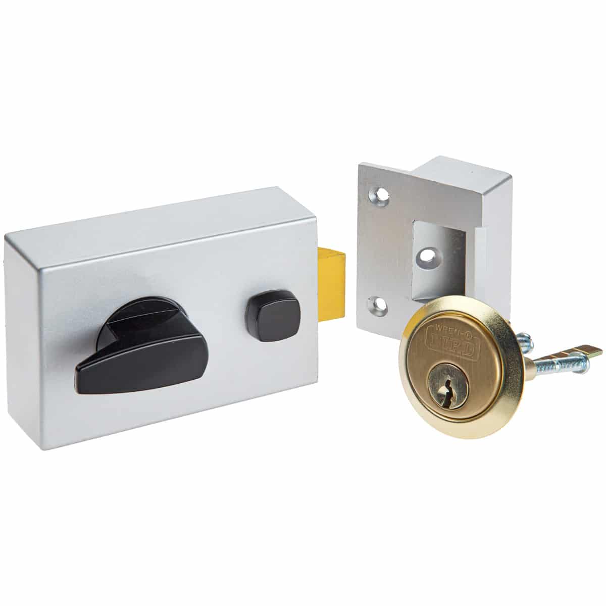 natural anodised rim lock handles inc