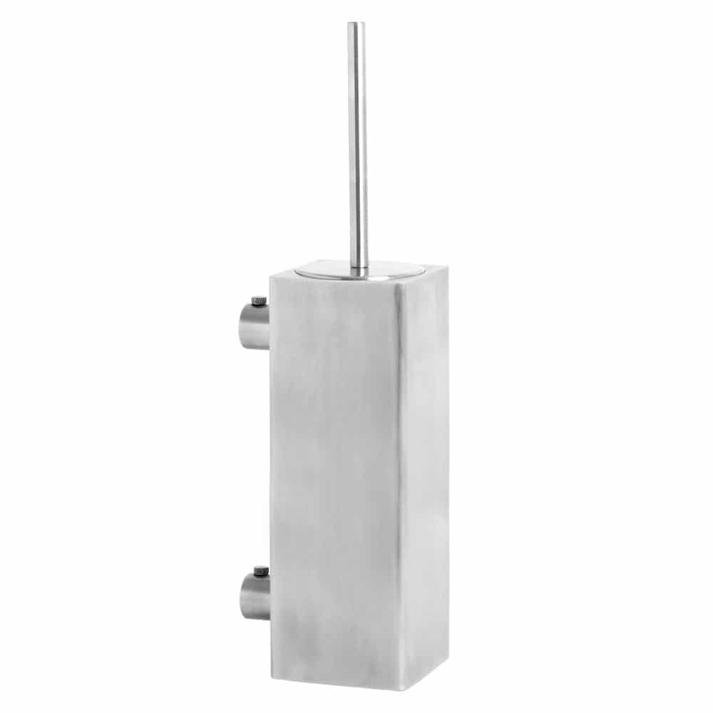 Brushed stainless steel toilet brush 18ten