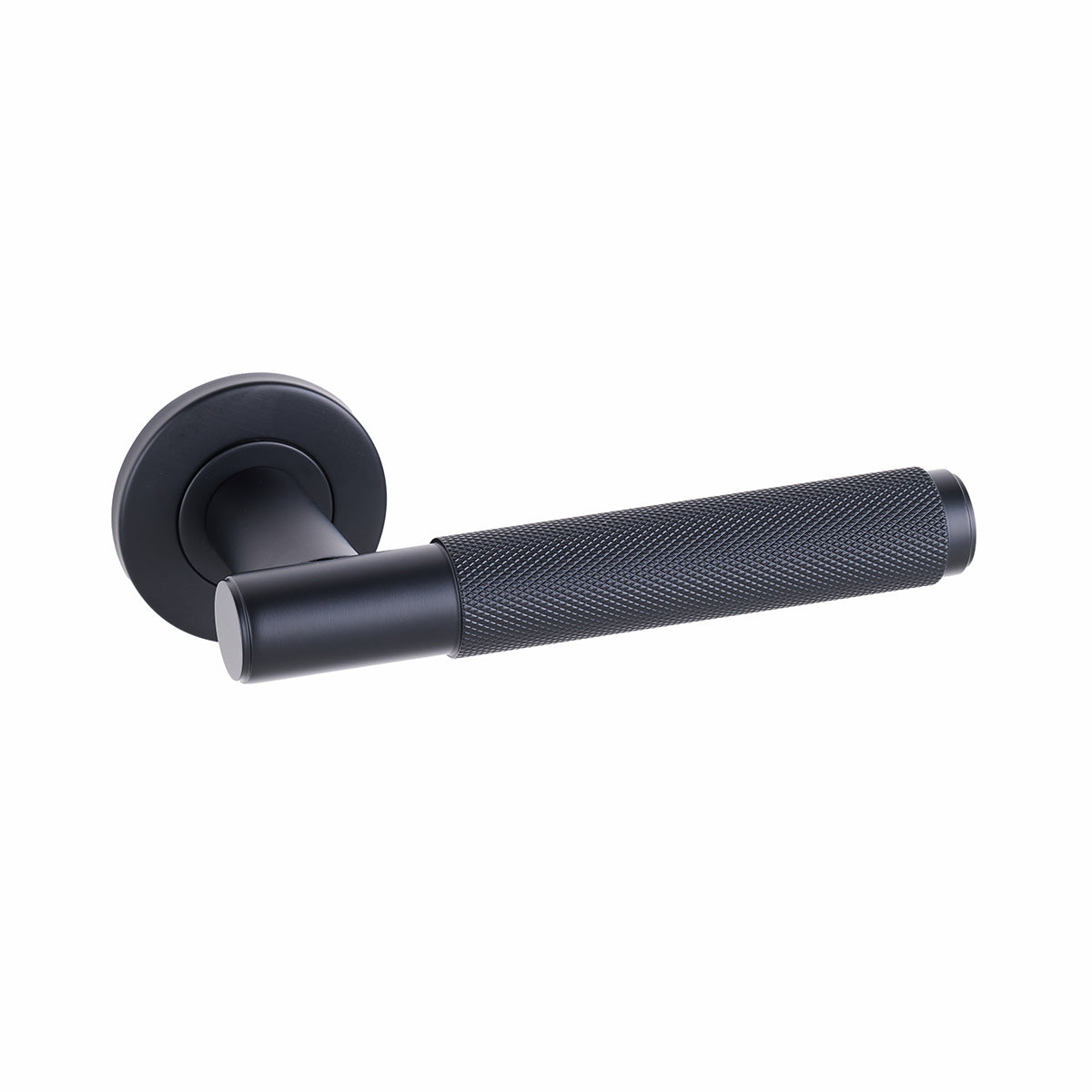SOLID KNURED TEXTURE LEVER HANDLE MB ESC