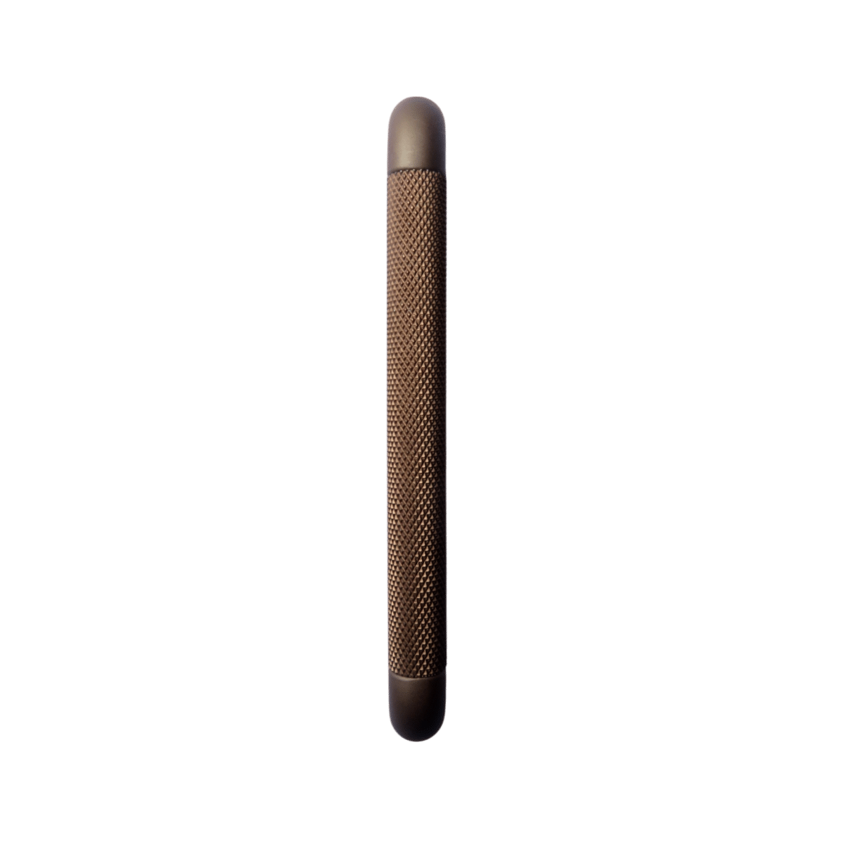 KNURLED D HANDLE ANTIQUE BRASS 128MM