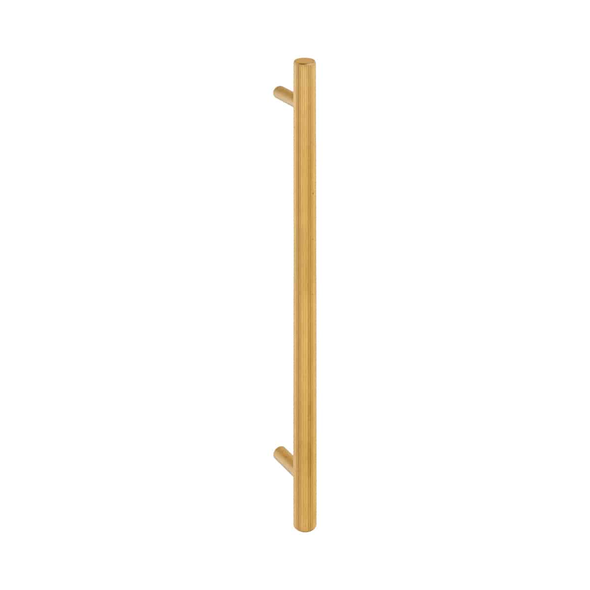 SOLID T HANDLE SATIN BRASS 224mm