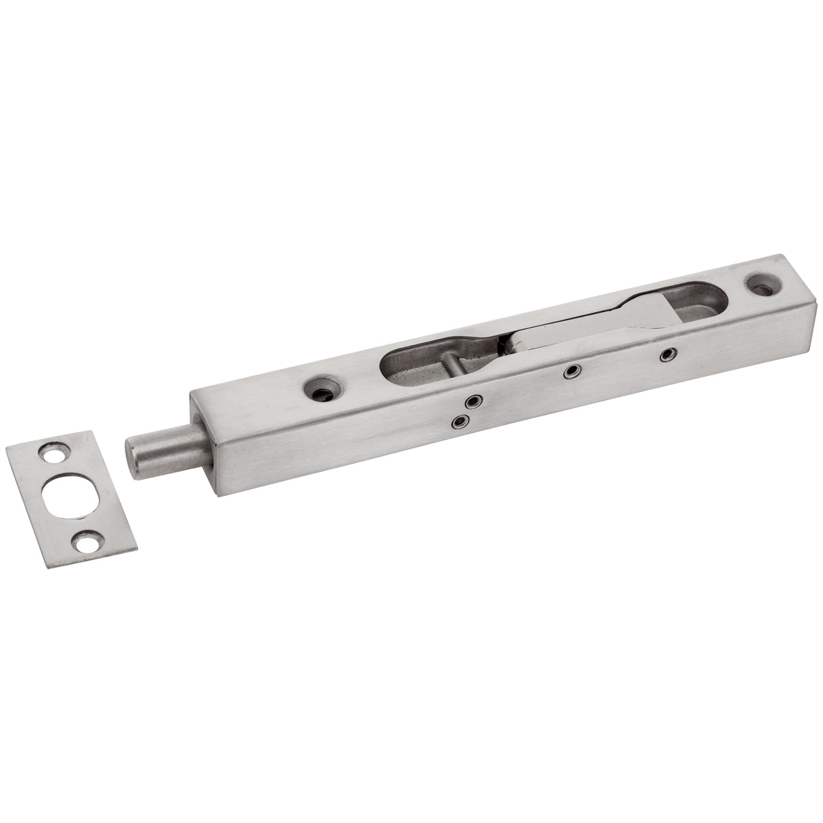FLUSH BOLT 150mm STAINLESS STEEL BOX TYPE