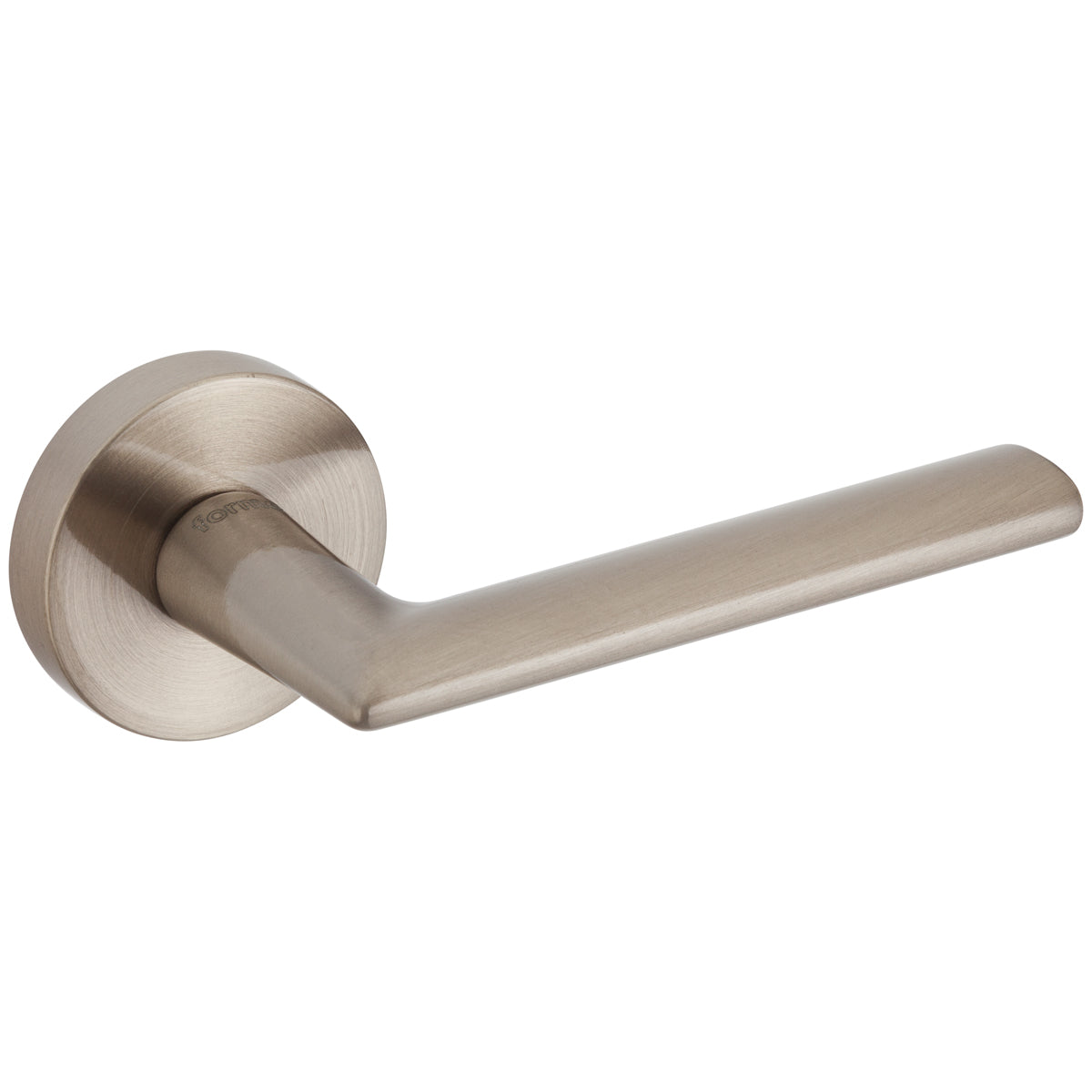 CORNER LEVER HANDLE SATIN NICKLE