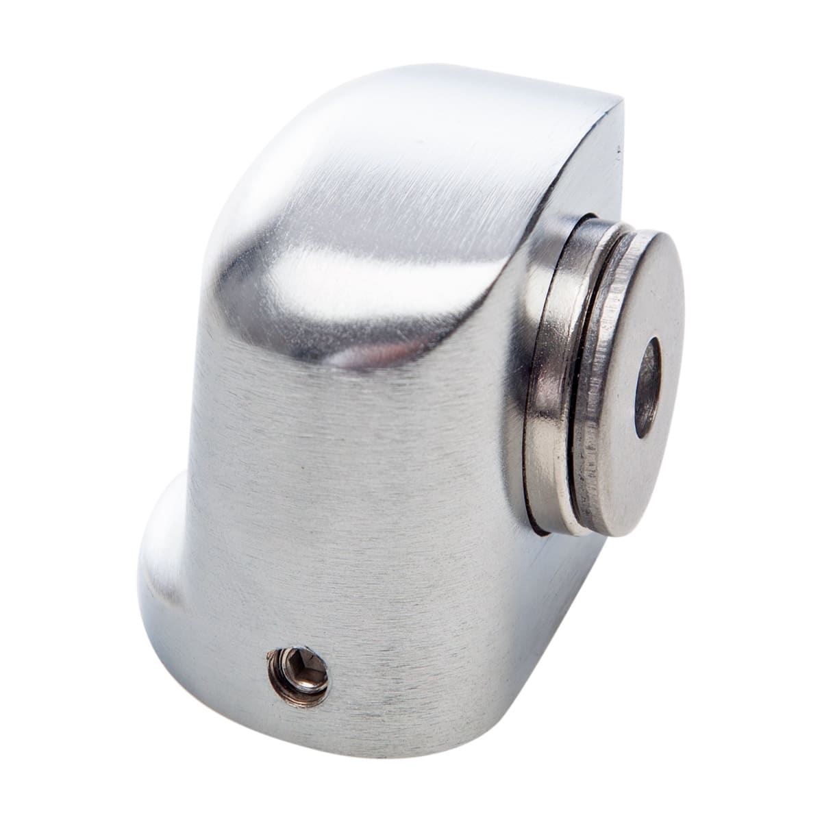 brushed stainless steel floormounted doorstop handles inc