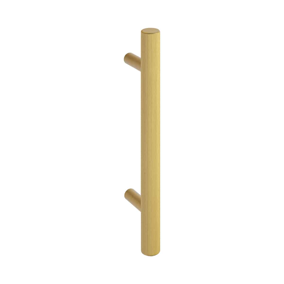LINED T HANDLE SATIN BRASS 96mm