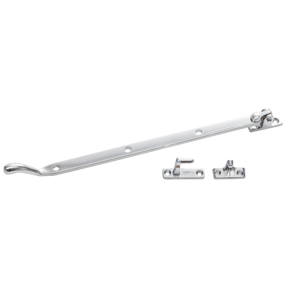 COMBINATION STAY & FAST. 250mm CHROME