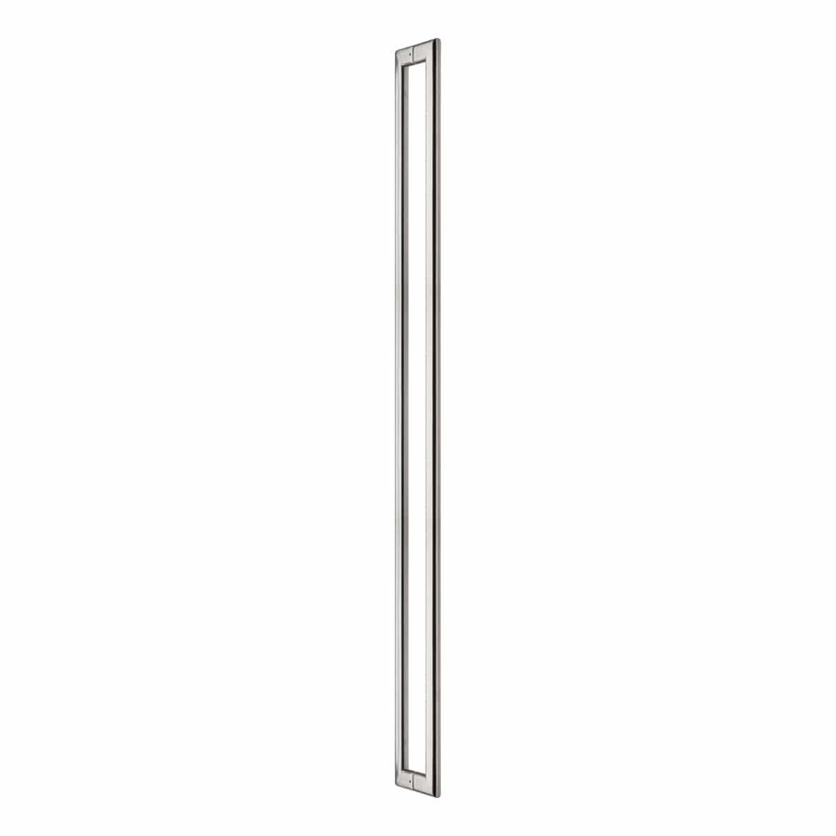 Brushed stainless steel oval back to back pull handle Handles Inc all