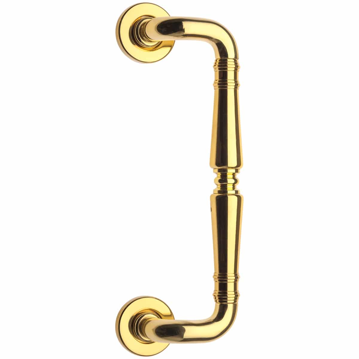 polished brass offset pull handle handles inc