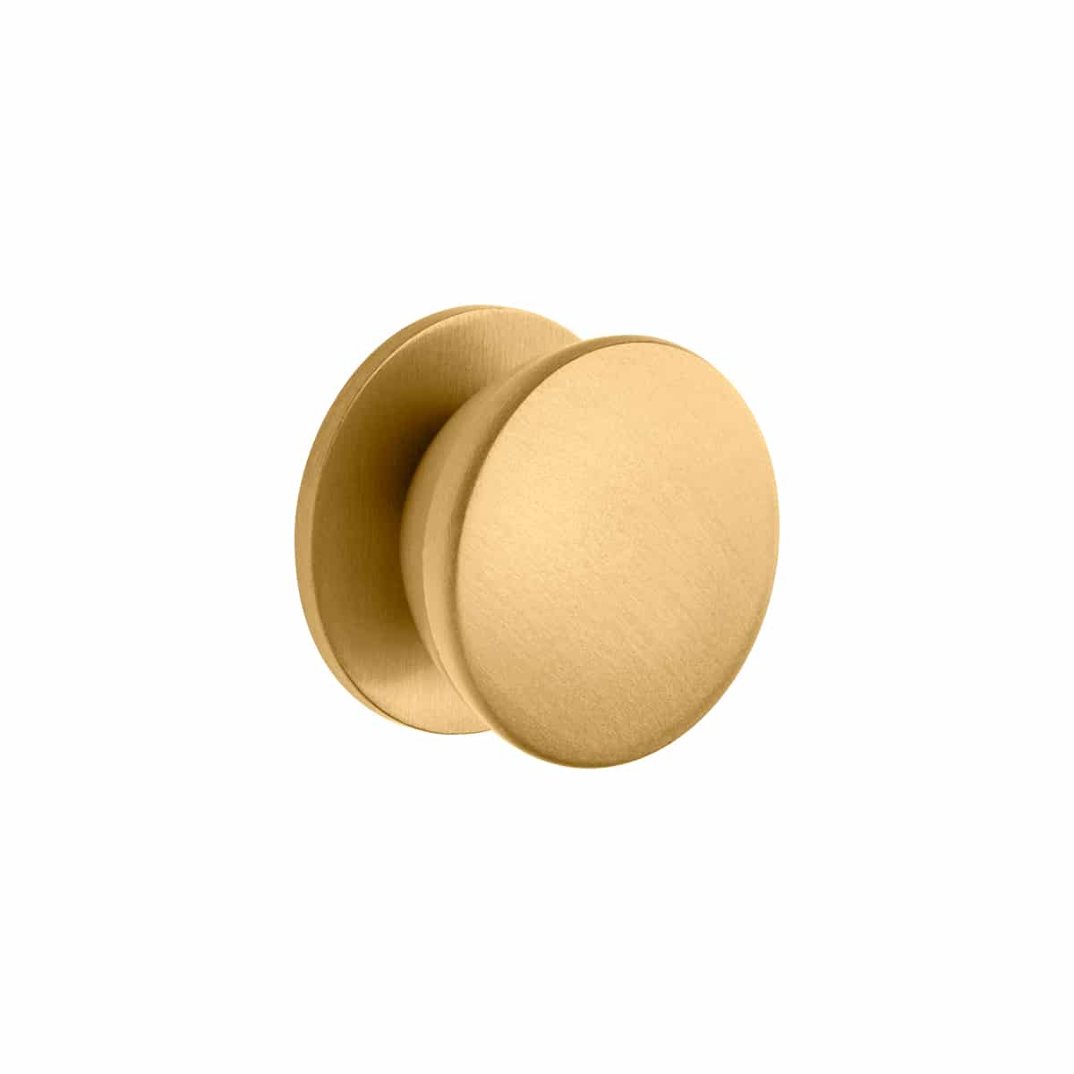 28MM CONICAL KNOB ON 28MM DIAMETER PLATE BRASS
