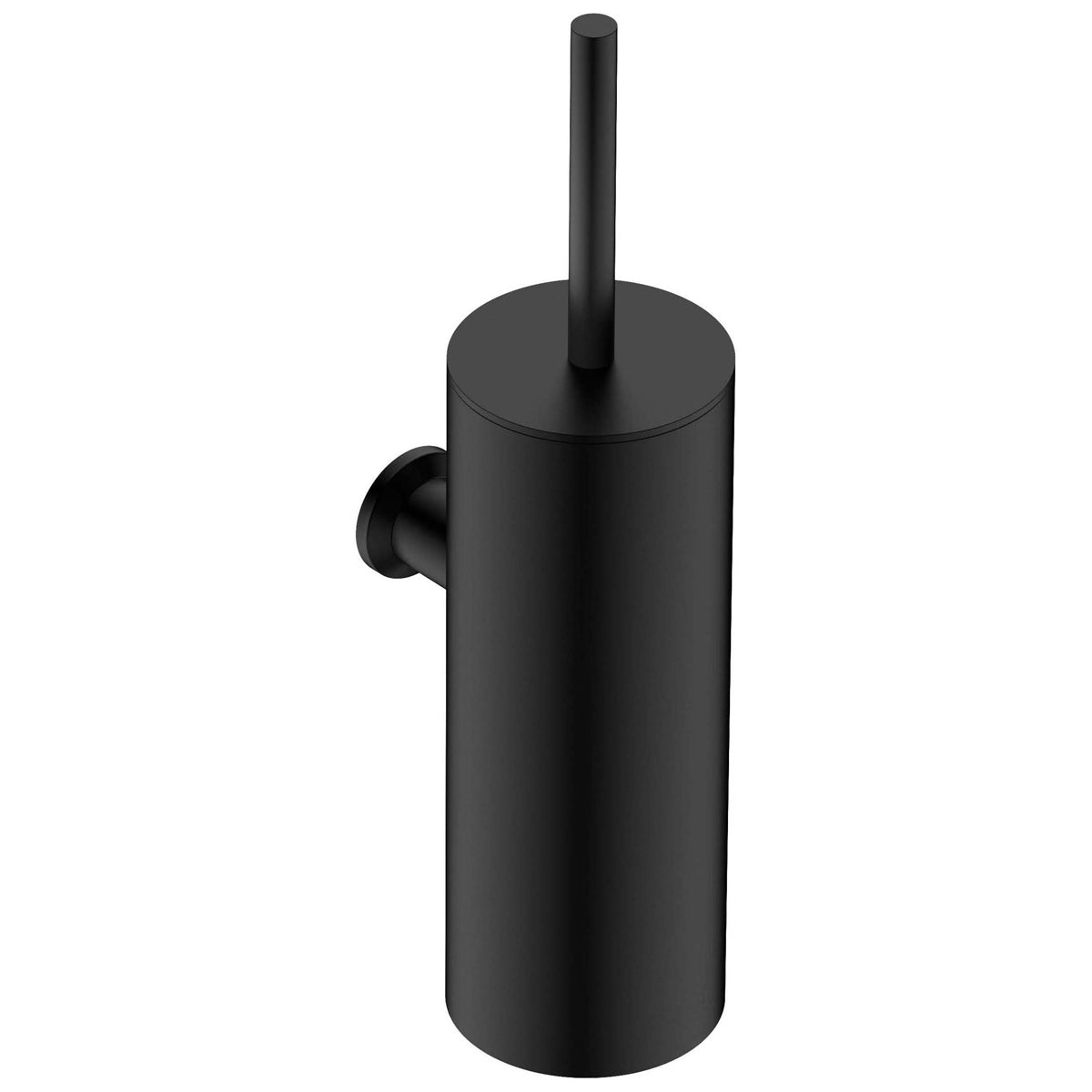 TOILET BRUSH WALL MOUNTED BLACK