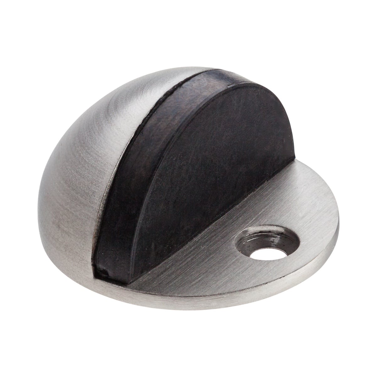 brushed stainless steel floor mounted doorstop handles inc