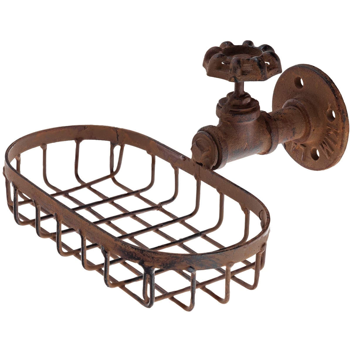 SOAP HOLDER: LARGE: RUST