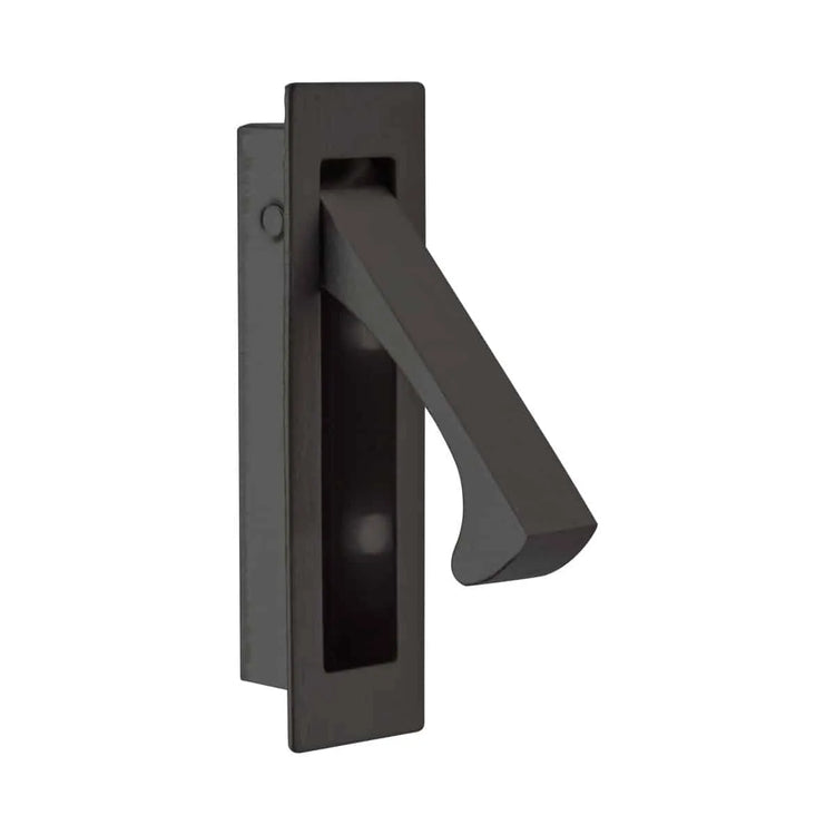 RECTANGULAR POCKET PULL BLK 80x20mm