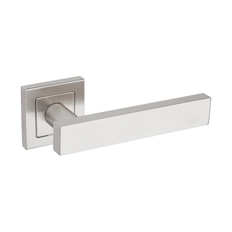 LEVER HANDLE ON SQUARE ROSE