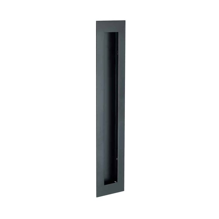 FLUSH PULL HANDLE STAINLESS STEEL 350X50MM MATT BLACK