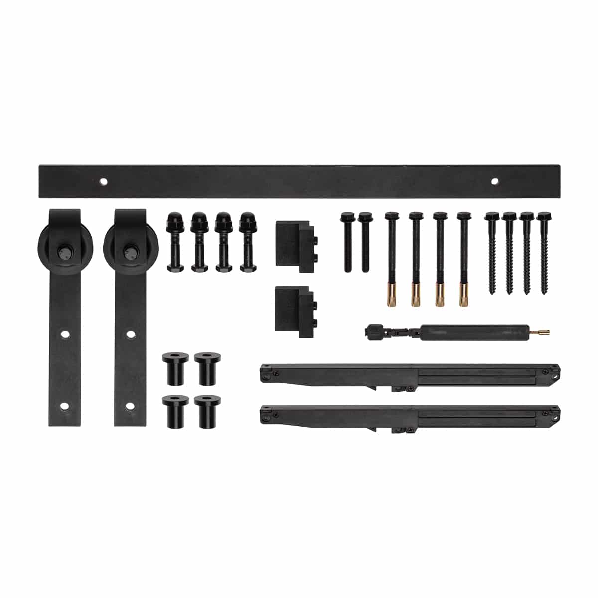 BARN DOOR SLIDING SET SOFT CLOSE 2M