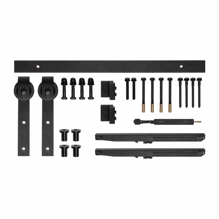 BARN DOOR SLIDING SET SOFT CLOSE 2M