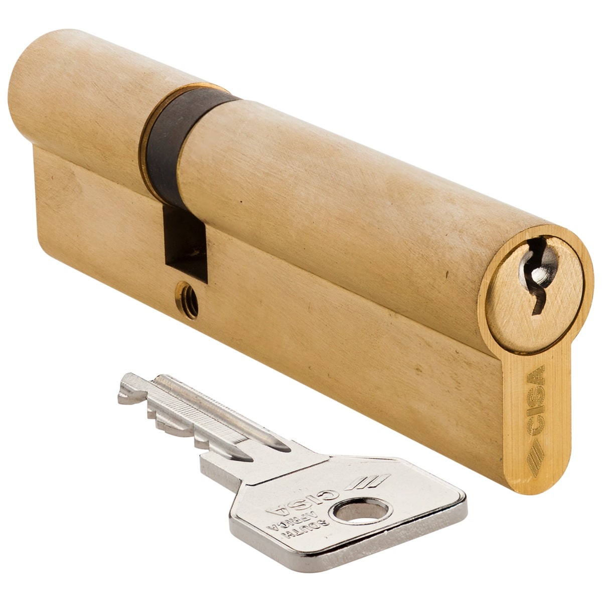 brass offset double cylinder cisa