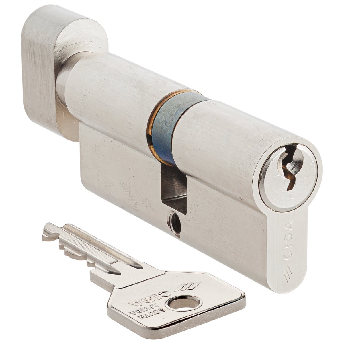 nickel offset knob cylinder cisa