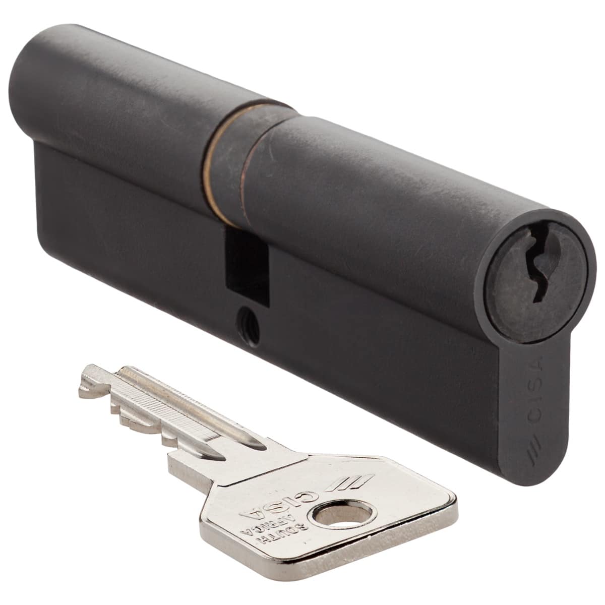 black double cylinder cisa