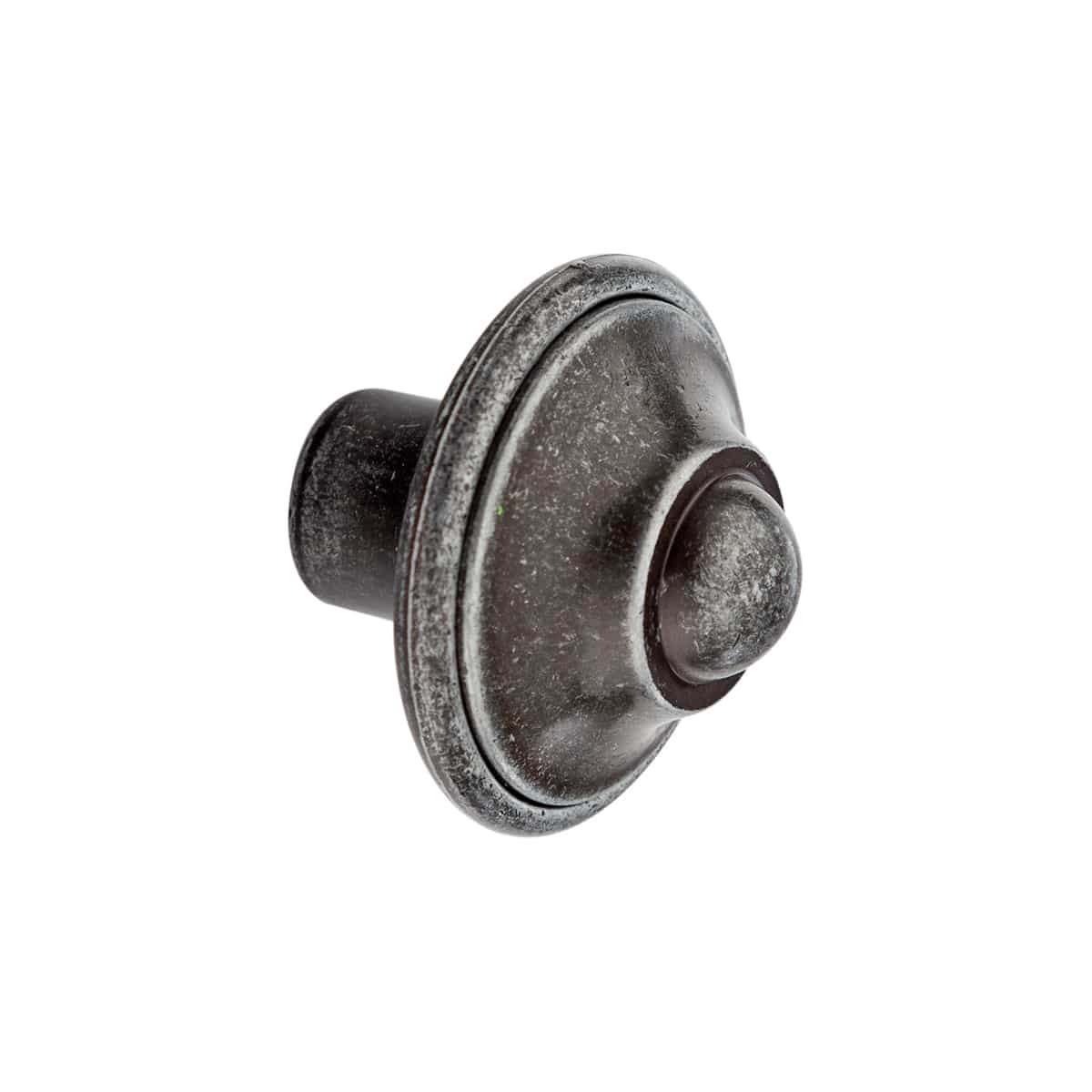 TWO PART KNOB ZINC BLACK 35MM