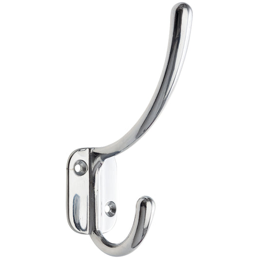 HAT & COAT HOOK 127MM CHROME