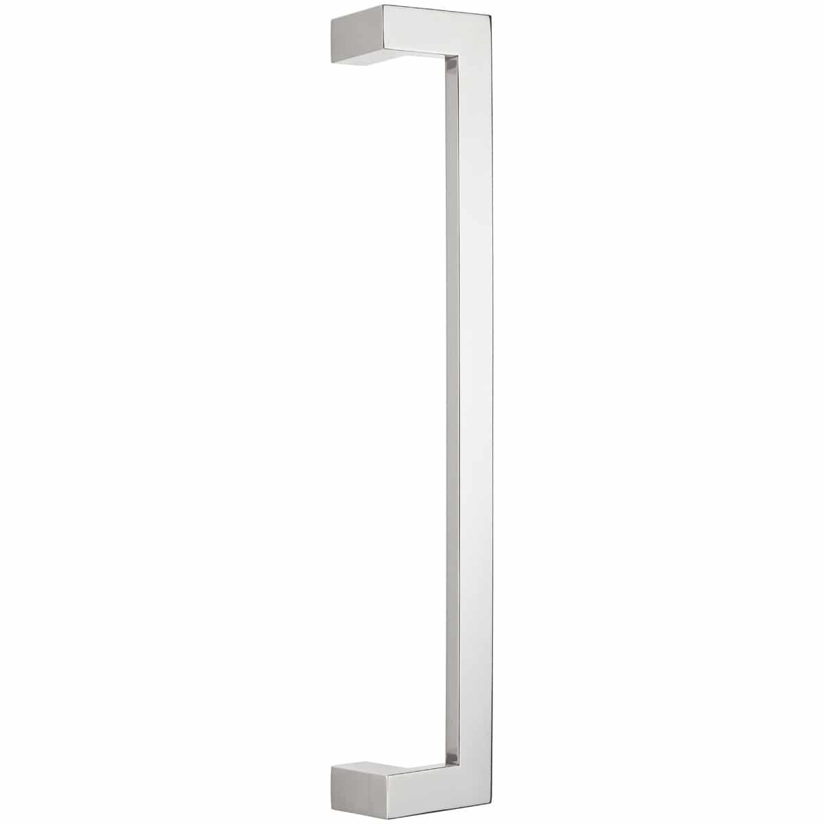 polished stainless steel offset pull handle handles inc
