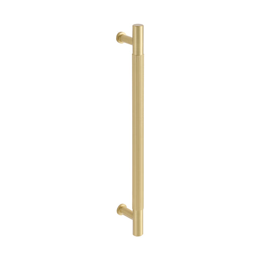 LINEAR T HANDLE SMOOTH END SATIN BRASS LENGTH 230mm CTC 192mm
