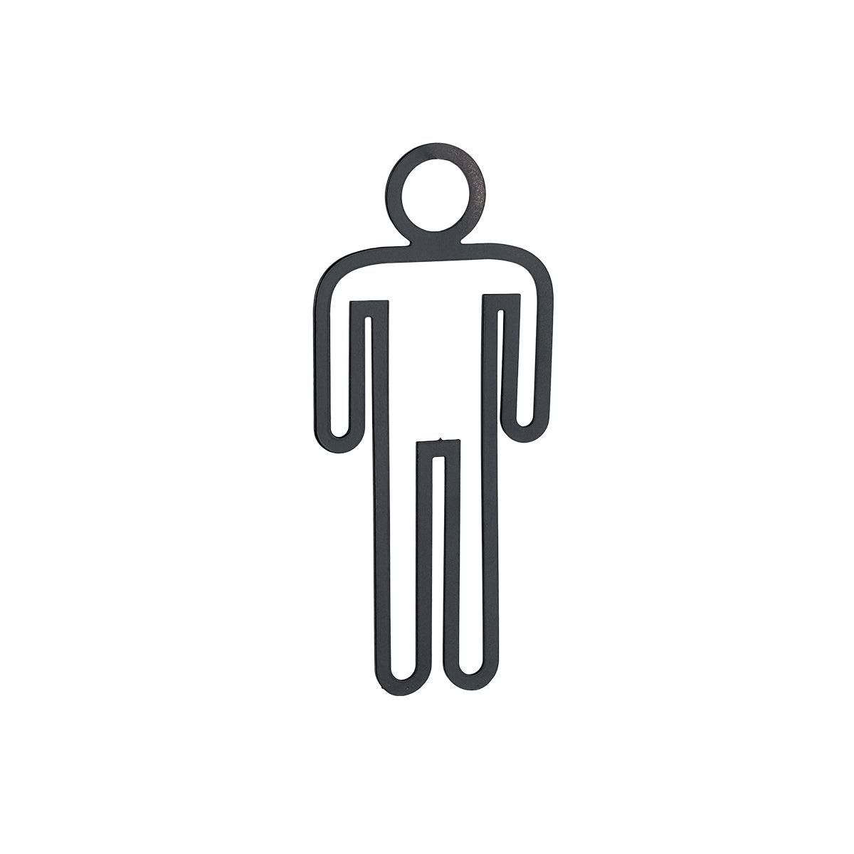 PICTO 140mm MALE SIGN BLK