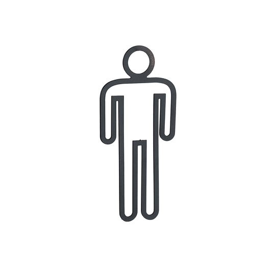 PICTO 140mm MALE SIGN BLK