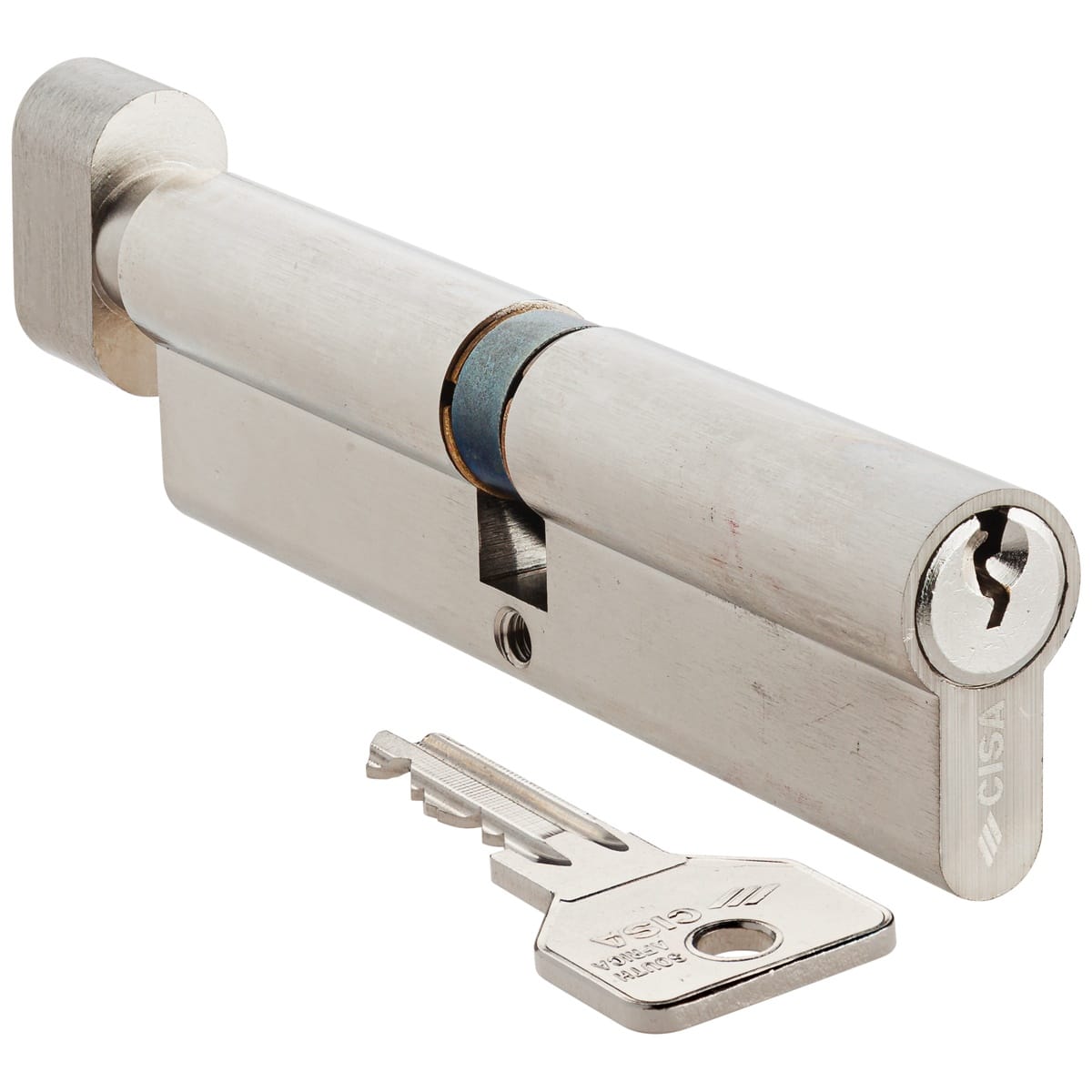 nickel knob cylinder cisa