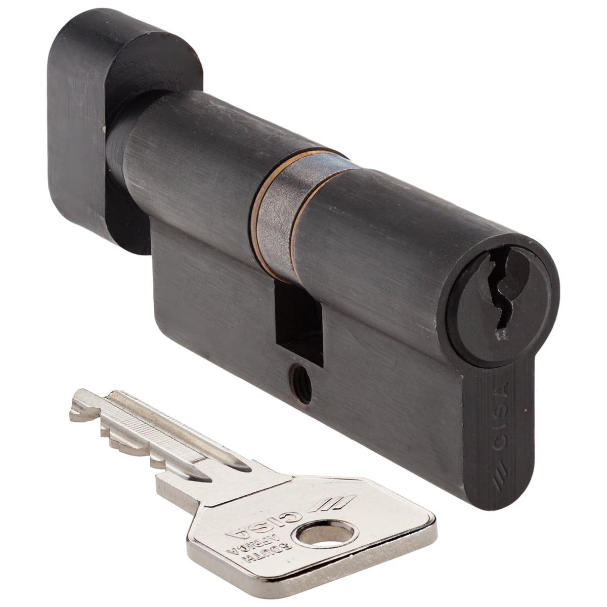 black knob cylinder cisa