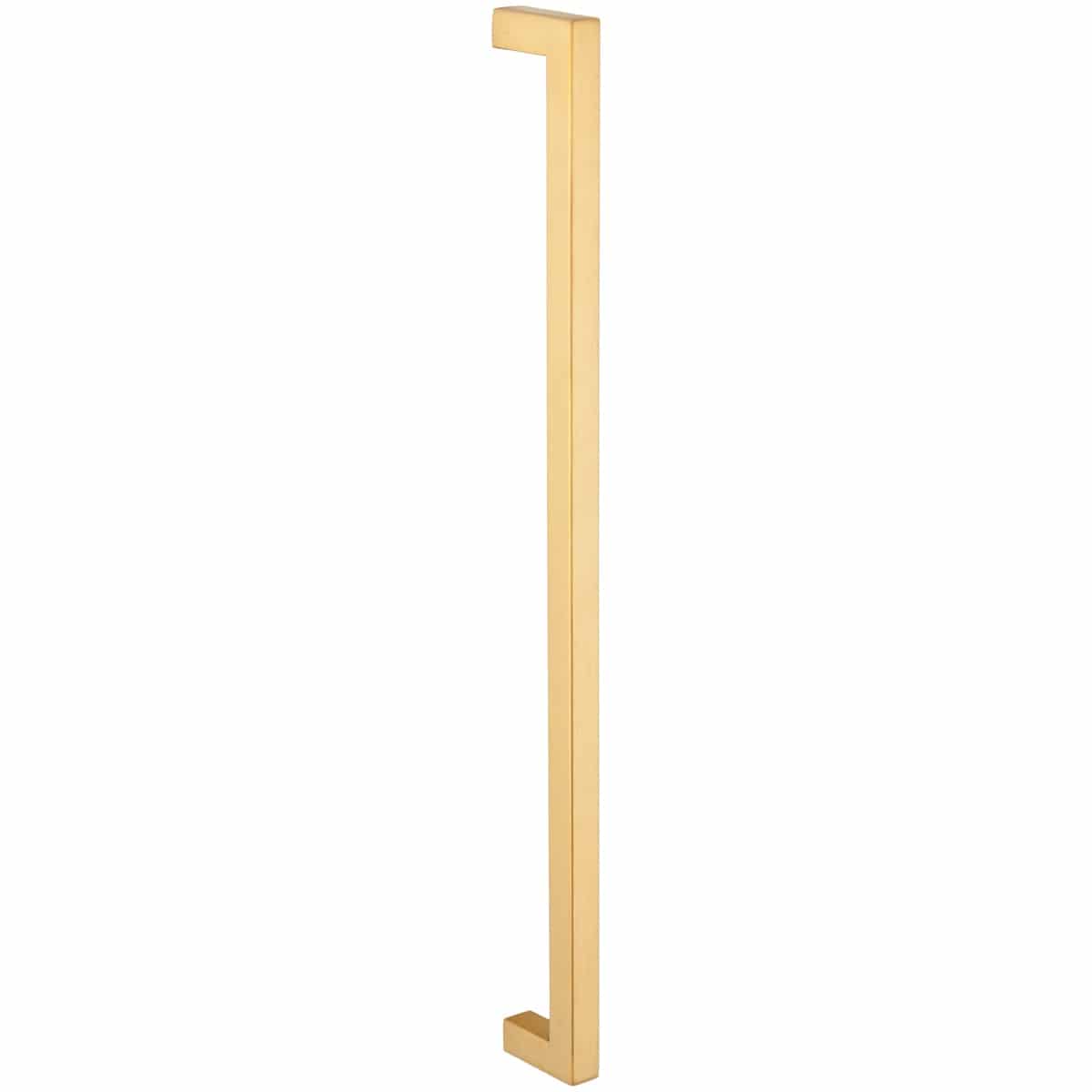 SQUARE HANDLE SATIN BRASS 320MM