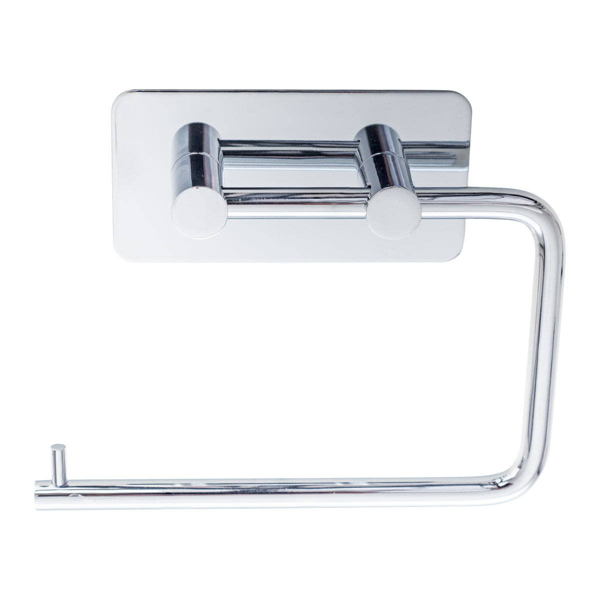 SELF ADH TOILET ROLL HOLDER POLISHED STAINLESS STEEL