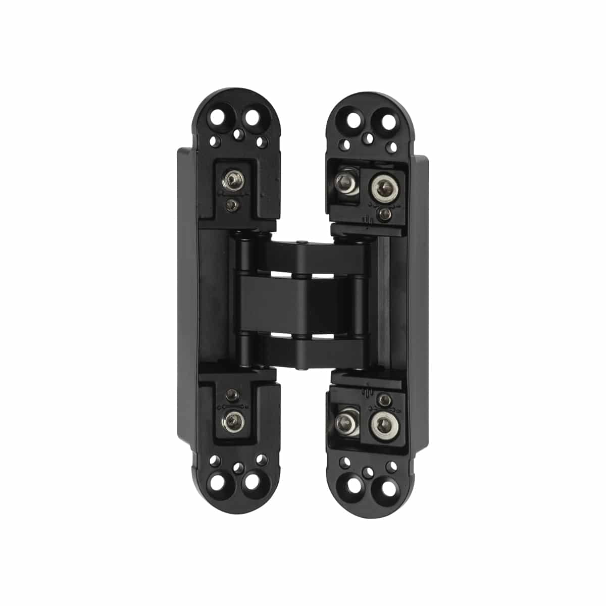3D ADJ HINGE 40KG BLACK 140X30X24MM