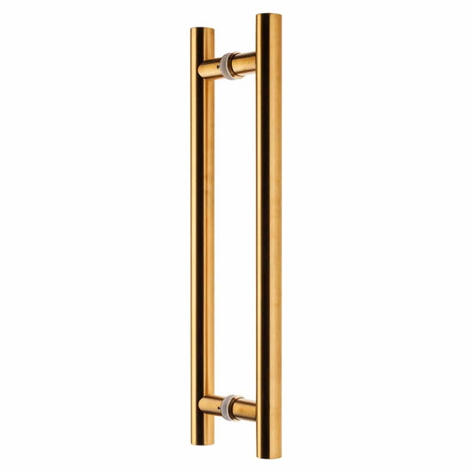BRASS T PULL HANDLE 30×500- CxC400 PVD