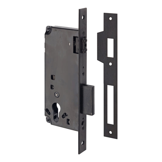 ROLLER BOLT LOCK BLACK 50MM BACKSET CISA