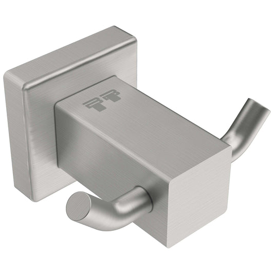 ROBE HOOK DOUBLE BRUSHED STAINLESS