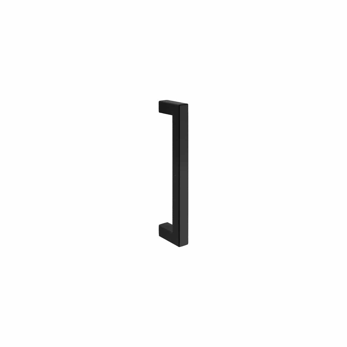 SQUARE MITRED HANDLE BLACK 128MM