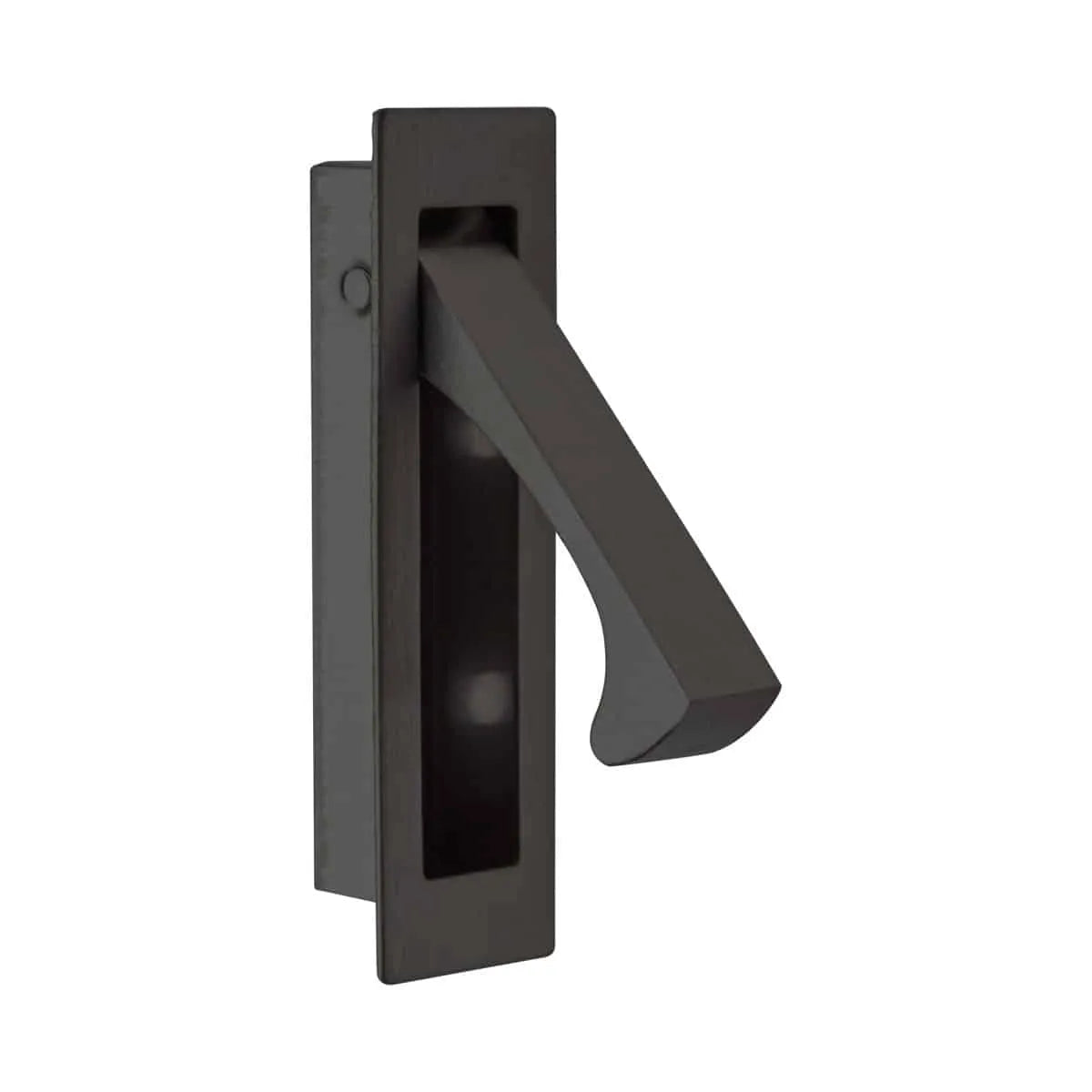 RECTANGULAR POCKET PULL BLK 80x20mm
