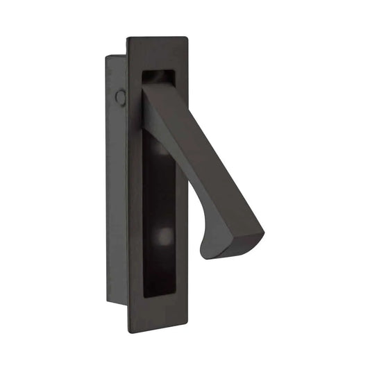 RECTANGULAR POCKET PULL BLK 80x20mm