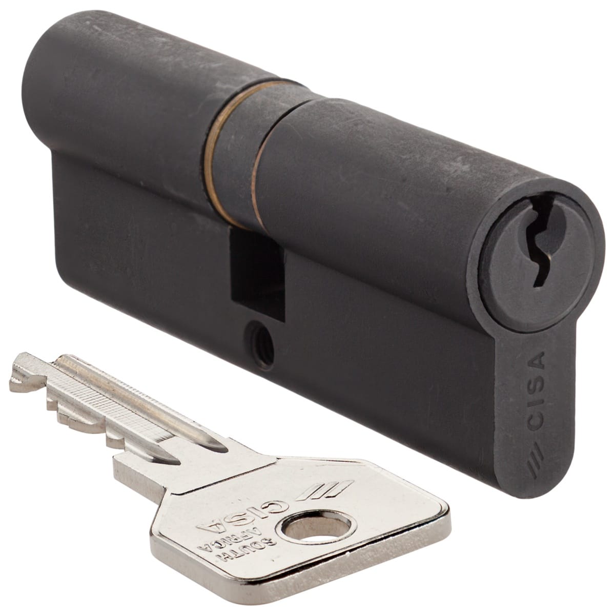 black double cylinder cisa