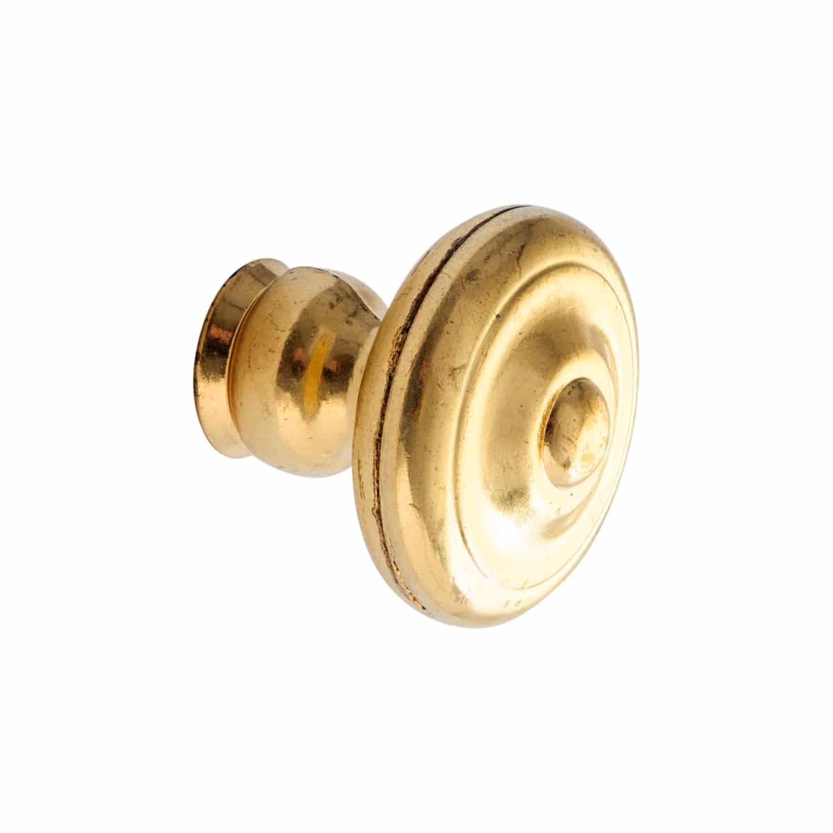 FRENCH KNOB B/BRASS 35MM
