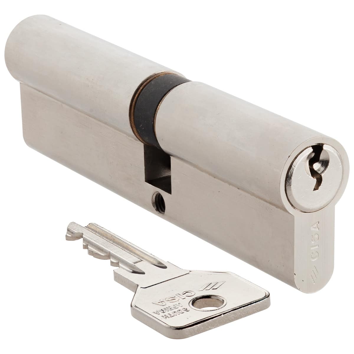 nickel offset double cylinder cisa