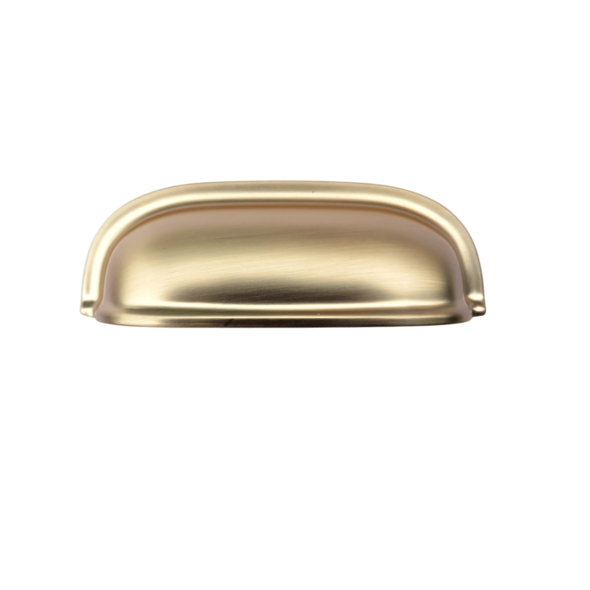 CUP HANDLE 64MM SATIN BRASS