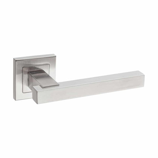 LEVER HANDLE ON ROSE WITH ESCUTION