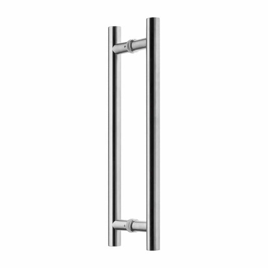 STRAIGHT T PULL HANDLE 30x500mm-ctc-400 STAINLESS STEEL
