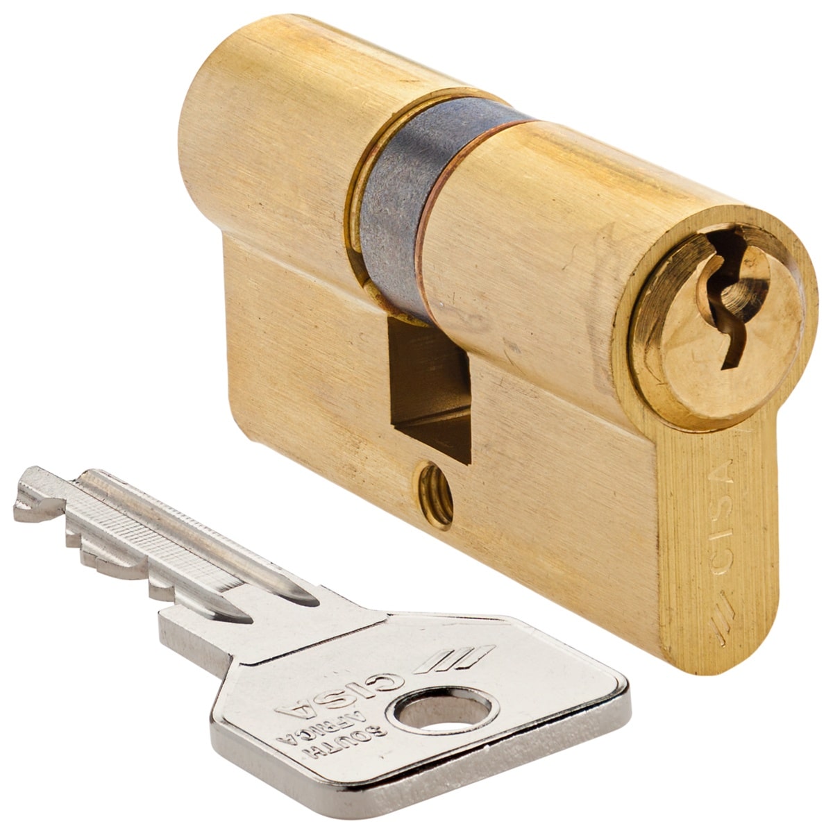 brass double cylinder cisa